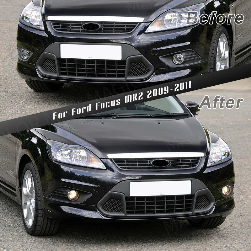For Ford Focus Focus 2 MK2 2009 2010 2011 Fog Lamps LED DRL Daytime Running Lights Halogen | AUTOKITSHOP