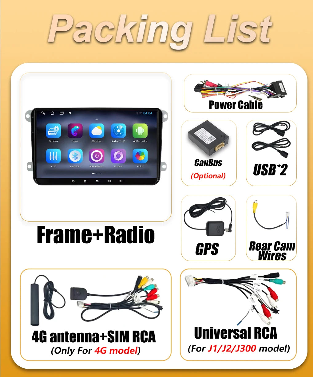 Android Auto Car Radio For VW T5 Jetta Passat Golf MK6 Tiguan Touran Scirocco Skoda Rapid  | AUTOKITSHOP
