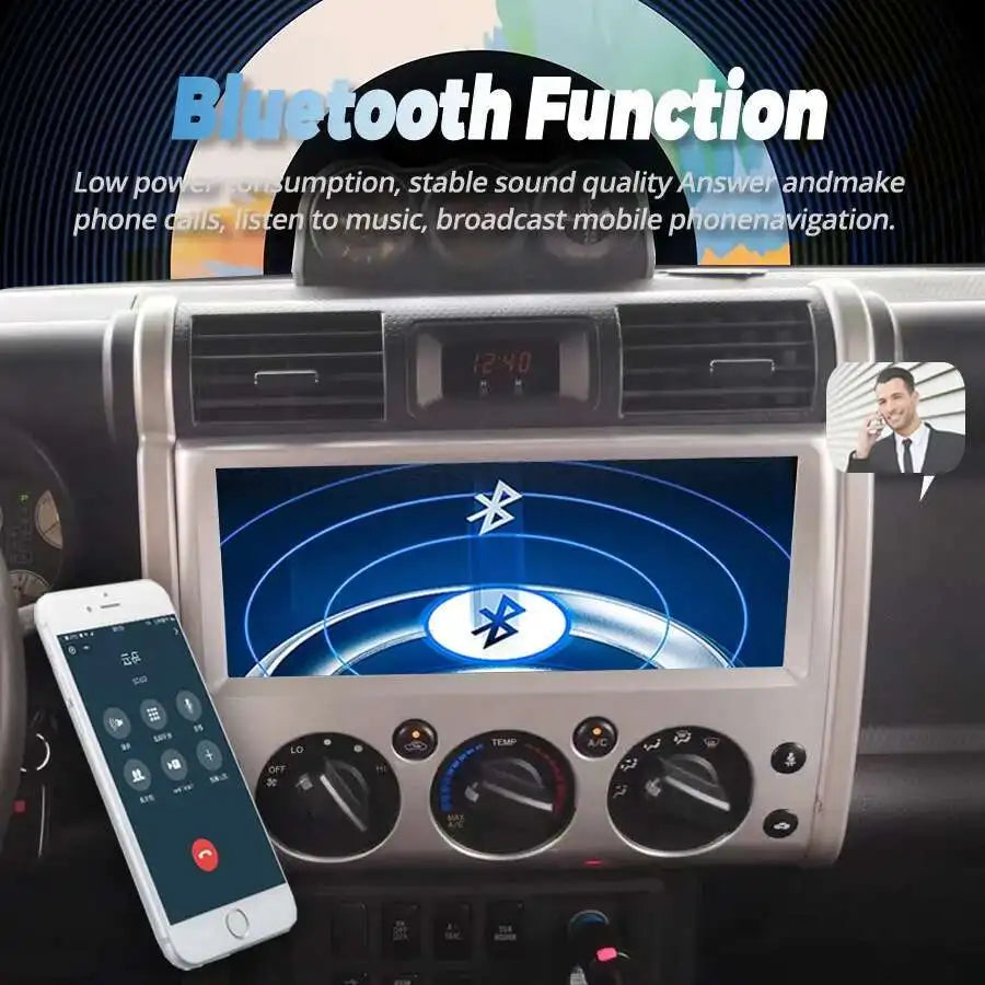 Android 13 Car Radio Stereo Carplay For Toyota FJ Cruiser 2006-2022 GPS Navigation Multime