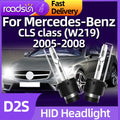 Roadsun 2pcs D2S HID Bulbs Xenon Headlight Headlamp Light 6000K For Mercedes-Benz CLS clas