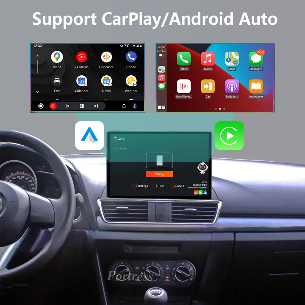 Android 16 Carplay Auto Car Radio For Mazda 3 Axela 2013-2018 Stereo GPS Navigation Multim
