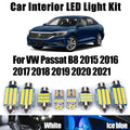 10-Piece LED Interior Light Kit for VW Passat B8 2015- 2019 - Canbus Dome Map Door Trunk Bulbs | AUTOKITSHOP