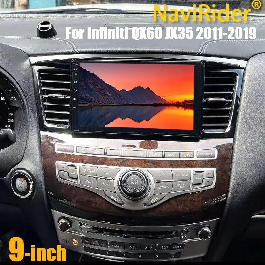 9" Android15 Car Radio Screen For Infiniti QX60 JX35 2011-2019 Auto CarPlay GPS Navi Stere | AUTOKITSHOP