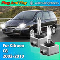 35W Xenon D1S Headlight HID Light Bulbs 6000K Car Headlamp For Citroen C8 2002 2003 2004 2