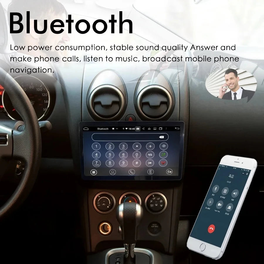 For Nissan Rogue 2009 - 2015 Android 14 Car Multimedia Video Player Auto radio GPS Stereo