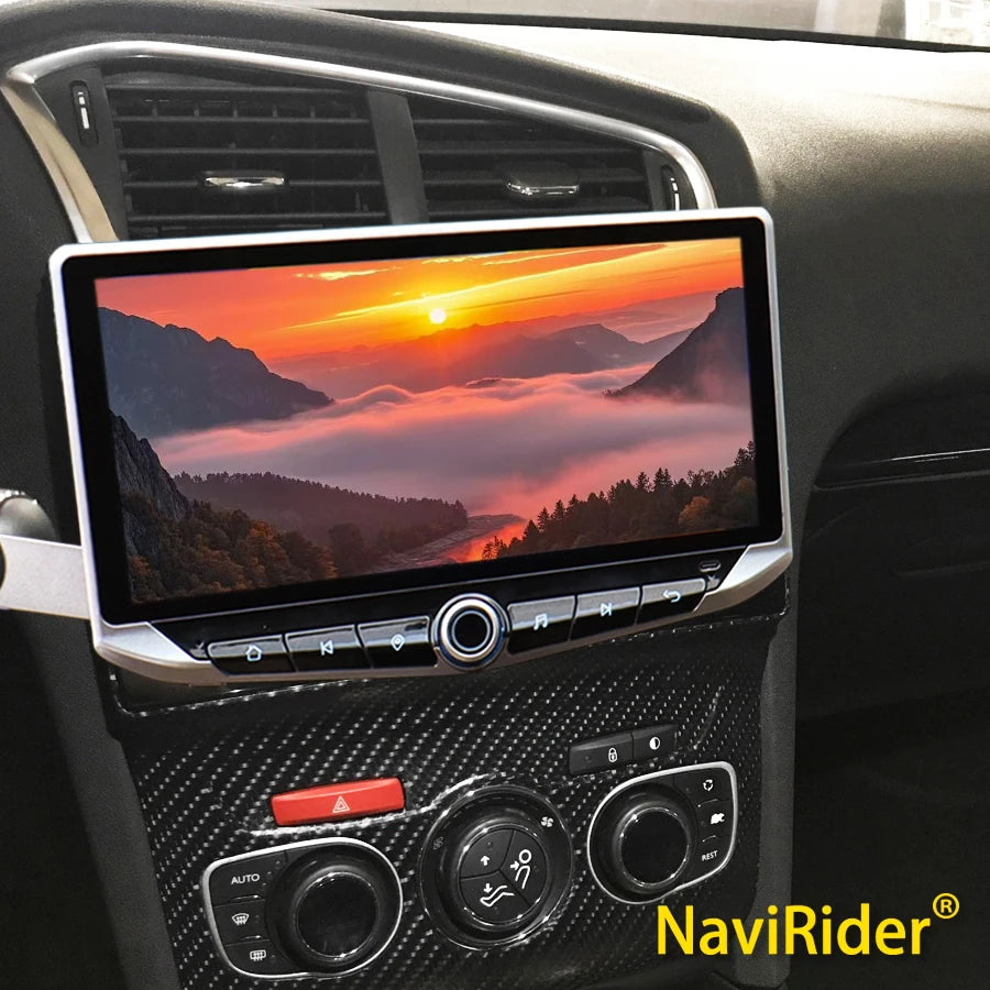 10.88" Qled Screen Android 15 Video Player Carplay For Citroen C4 C4L DS4 2013 2017 Type-C
