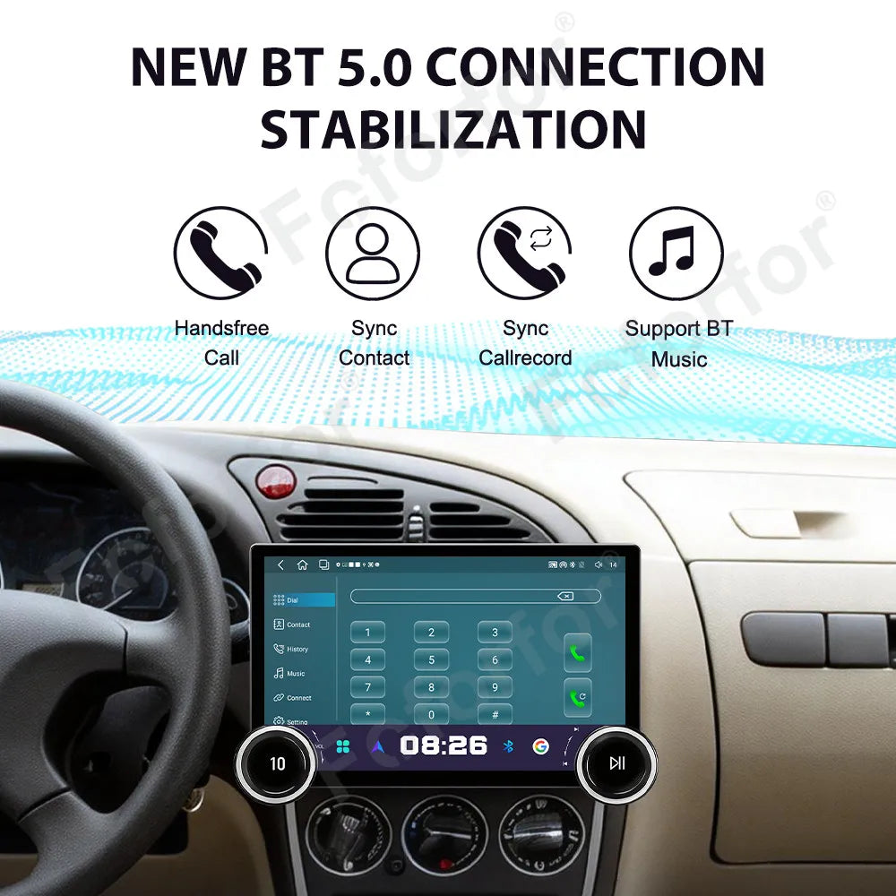 Ultra Clear Full Touch Car Media Player 11.5 Inch Android 15 HD GPS Navigation DSP Stereo