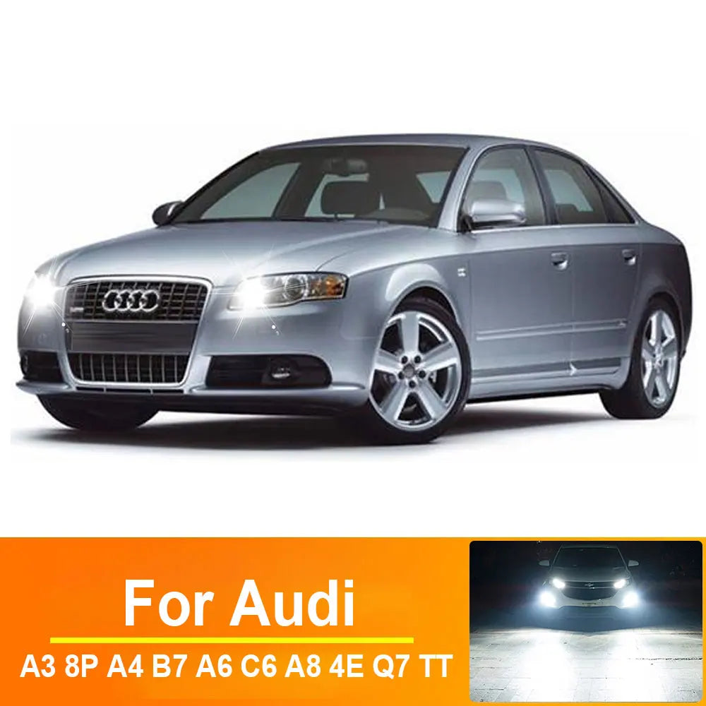 LED Interior Light Kit for Audi A3 8P A4 B7 A6 C6 A8 4E Q7 TT 8J Canbus - Canbus Error-Free Bulbs | AUTOKITSHOP