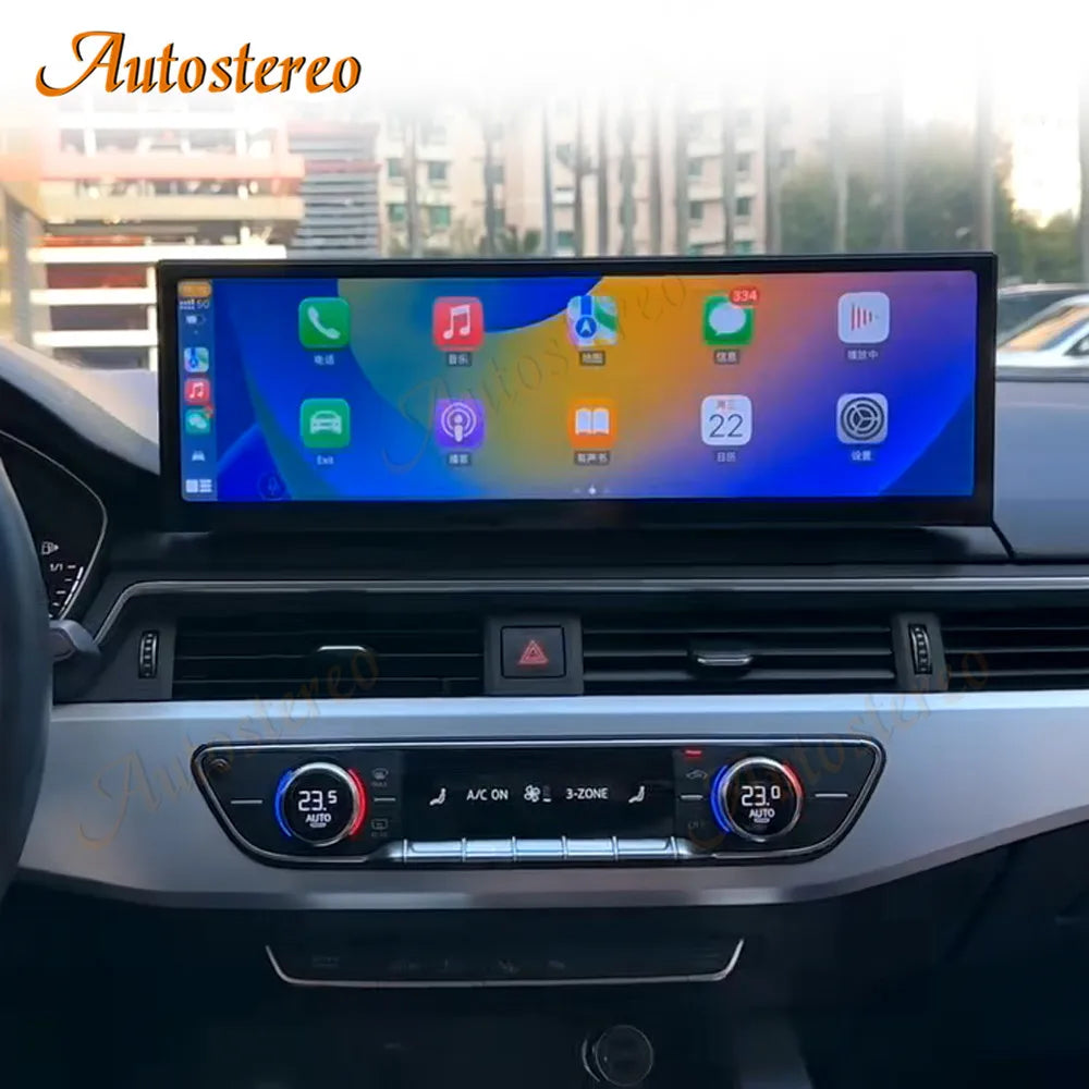ID8 14.9 Inch Android 14 Carplay 4G For Audi A4 A5 B9 2016-2021 Car Multimedia Player GPS