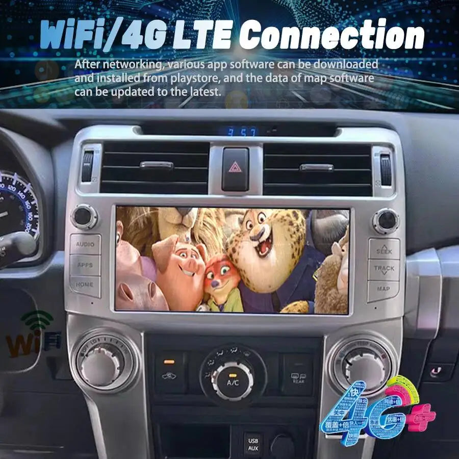 Autoradio Head Unit Car Multimedia Player 10.3inch Android For Toyota 4Runner 4 RUNNER 201