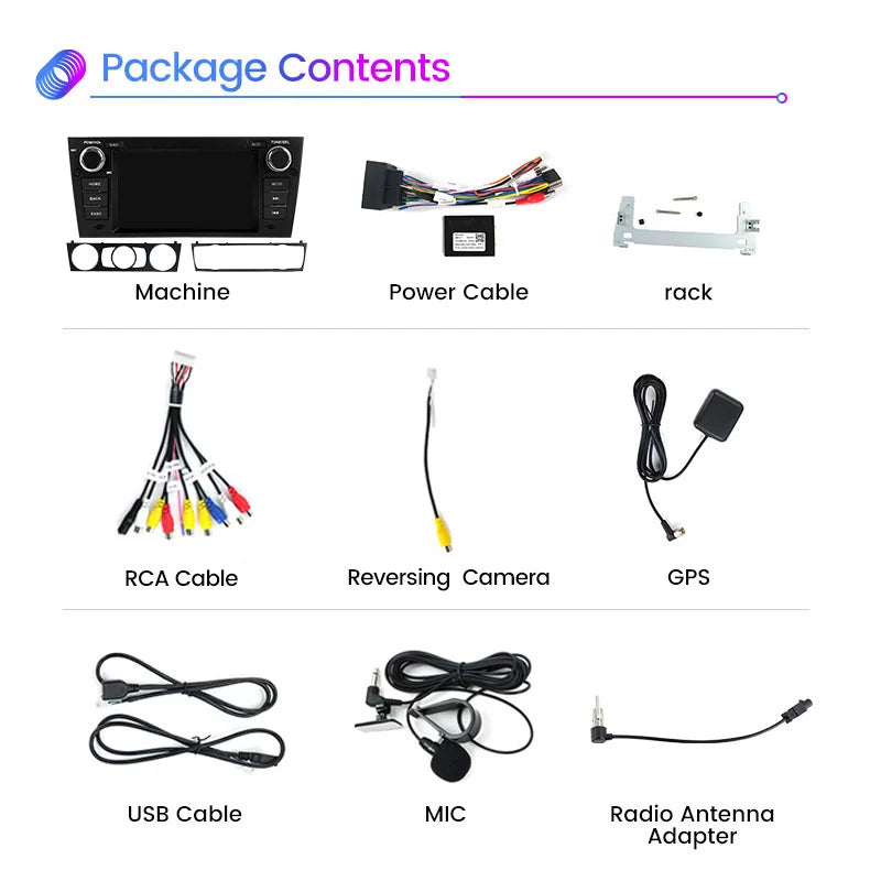 For BMW 3 Series E90 E91 E92 E93 2005 - 2013 Android 15 Carplay IPS Screen Car Radio Centr