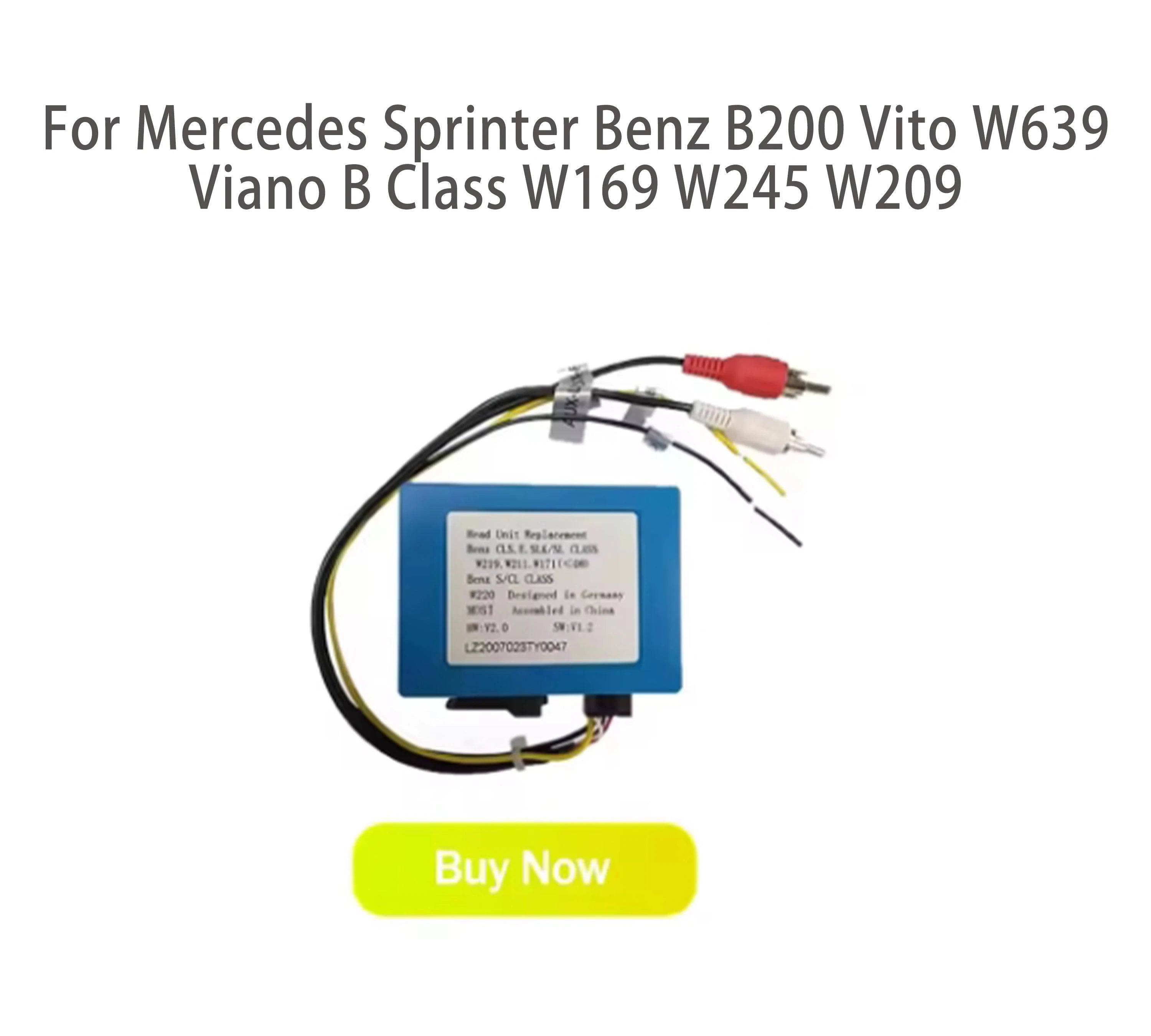 For Mercedes Sprinter Benz B200 Vito W639 Viano B Class W169 W245 W209
