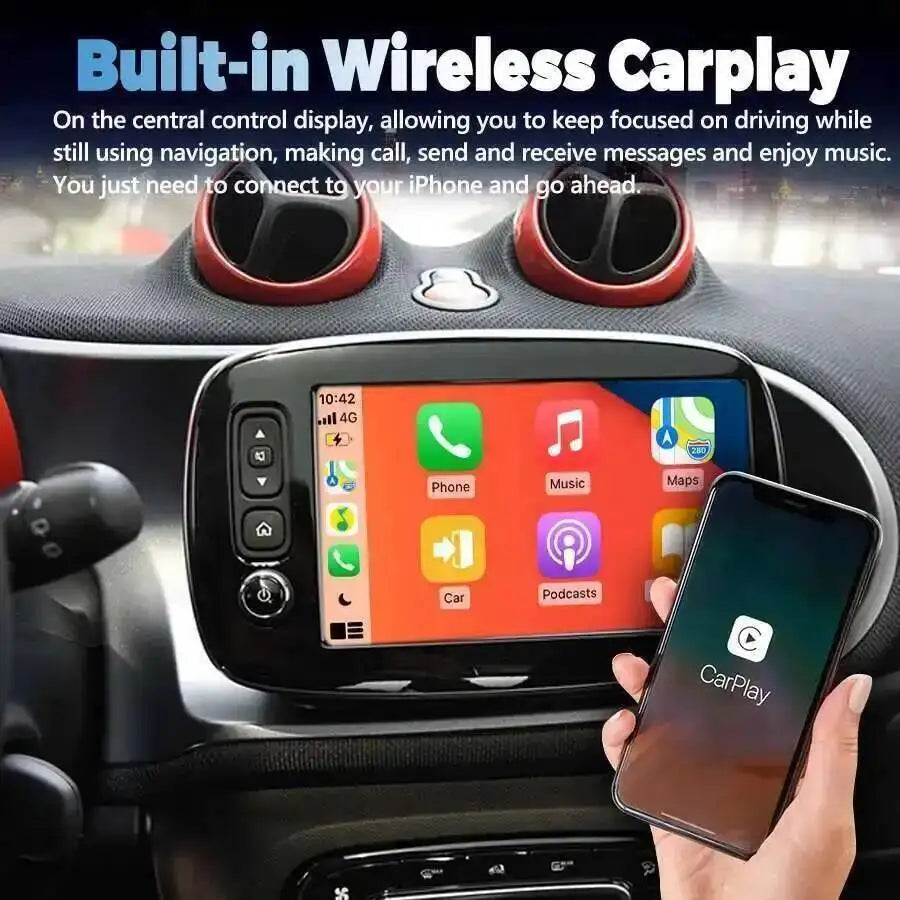Android 15 Touch Screen For Benz Smart 2014 - 2020 Car GPS Multimedia Video Player Navigat | AUTOKITSHOP