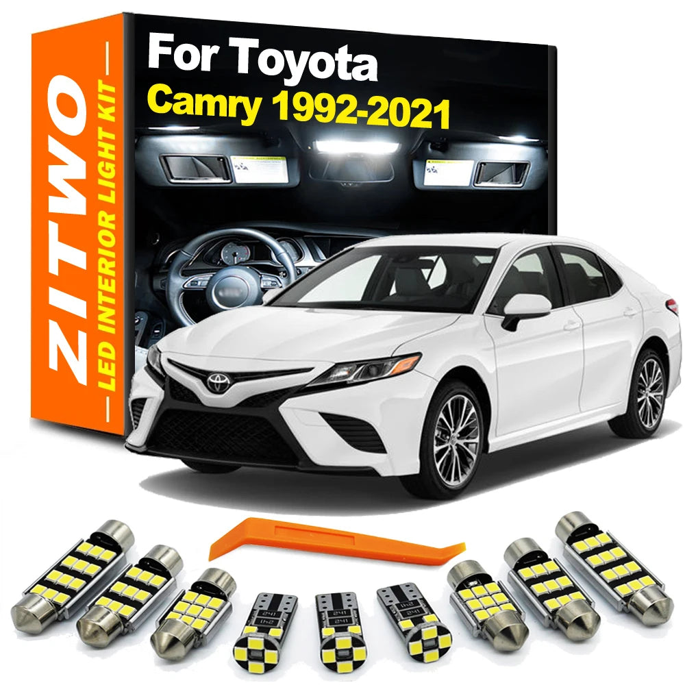 ZITWO Car Bulb Accessories LED Interior Light Kit For Toyota Camry XV10 XV20 XV30 XV40 XV50 XV70 1992- 2017 2018 2019 2020 2021