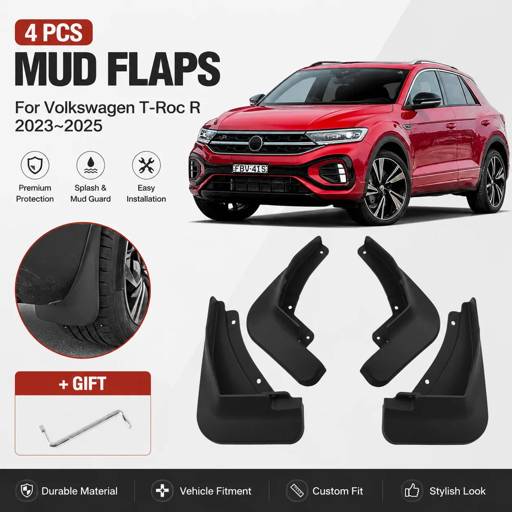 For Volkswagen VW T-Roc R 2023-2025 4pcs Front Rear Mudguards Mud Wheel Protect Fender New | AUTOKITSHOP