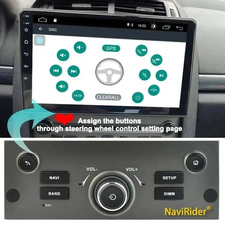 Android Screen Car Video Player Car Radio Control Panel to control OEM Style For Peugeot 4