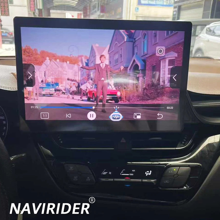 13.3inch Wide Screen Android 15 Car Video Player 2Din Radio Stereo For Toyota Chr 2016-202