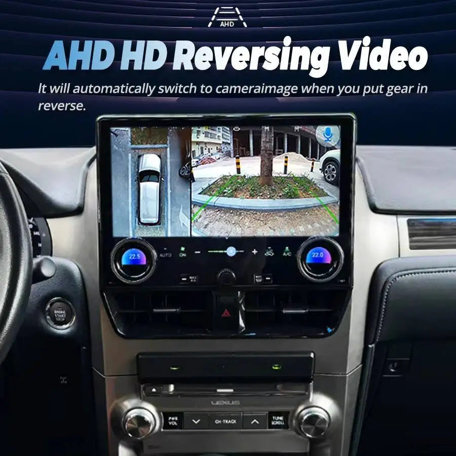 Video Player Stereo Car GPS Navigation Carplay BT Android Multimedia 12.5inch For Lexus GX | AUTOKITSHOP