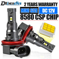 H11 LED Headlight Bulb H7 H4 Mini Wireless With Fan 9005 9006 HB3 HB4 H9 H8 Turbo Auto Dio