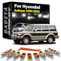 9-Piece LED Interior Light Kit for Hyundai 1990-2000 - Canbus Error-Free Interior Bulbs