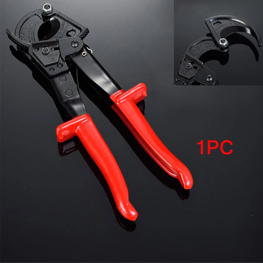 Multifunctional Ratchet Cable Cutter Wire Cutter Wire Stripper Tool for Cutting Copper or