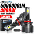 5000000LM 4800W H7 H4 LED Car Headlights Canbus H11 H1 H8 H9 9005 HB3 9006 HB4 9012 HIR2 1