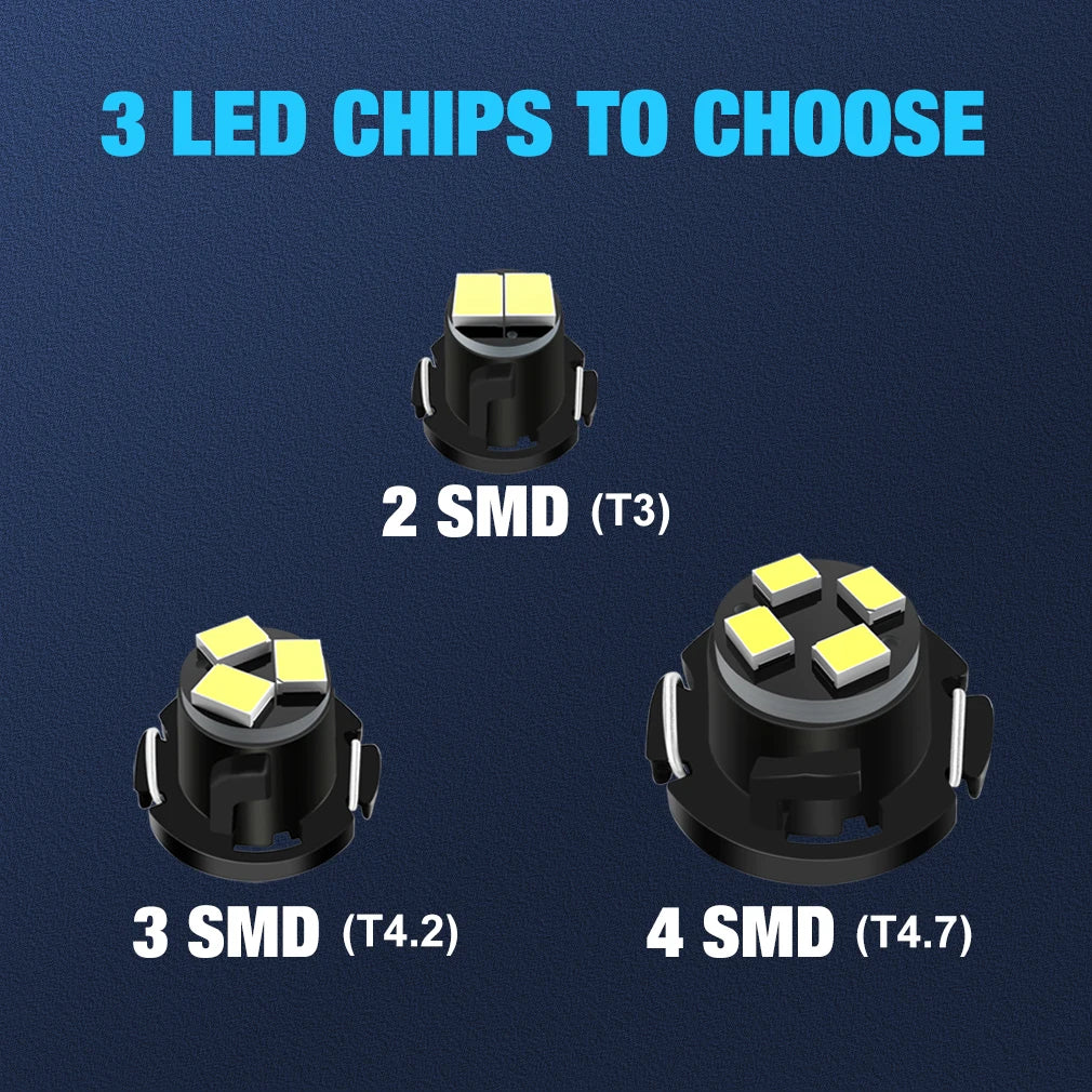 10-Piece LED Interior Light Kit for T4 - Canbus Error-Free Interior Bulbs
