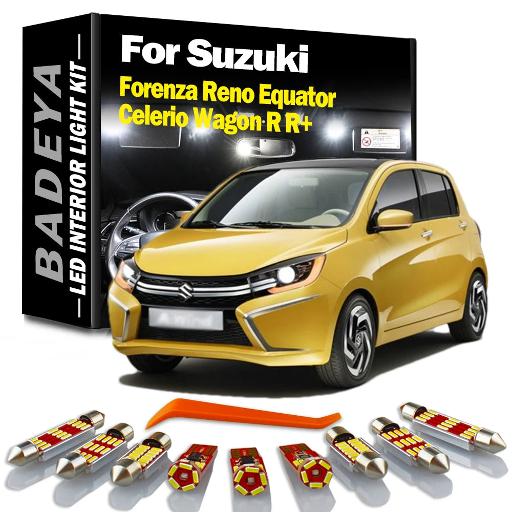 LED Interior Light Kit for Suzuki - Canbus Error-Free Interior Bulbs