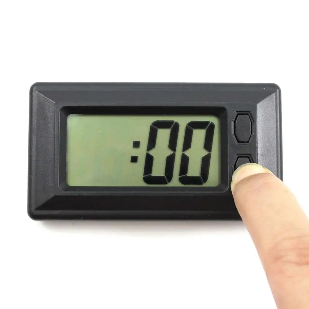 Dashboard Digital LCD Clock for Cars Small Auto Panel Time Gauge Modern Electronic Accessories f - Automotive LED Light
