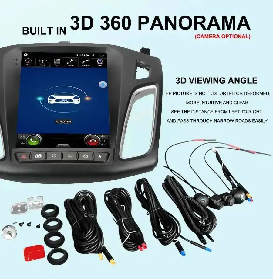 Touch Screen Stereo Android 15 Car Radio For Ford Focus 3 MK3 2012-2019 Car Multimedia Vid | AUTOKITSHOP
