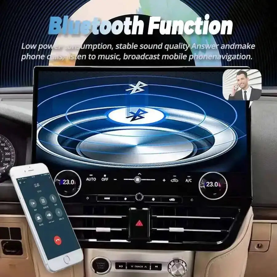 For Toyota Land Cruiser 200 LC200 2008-2021 Car Radio Stereo Video Player GPS Navi Carplay | AUTOKITSHOP