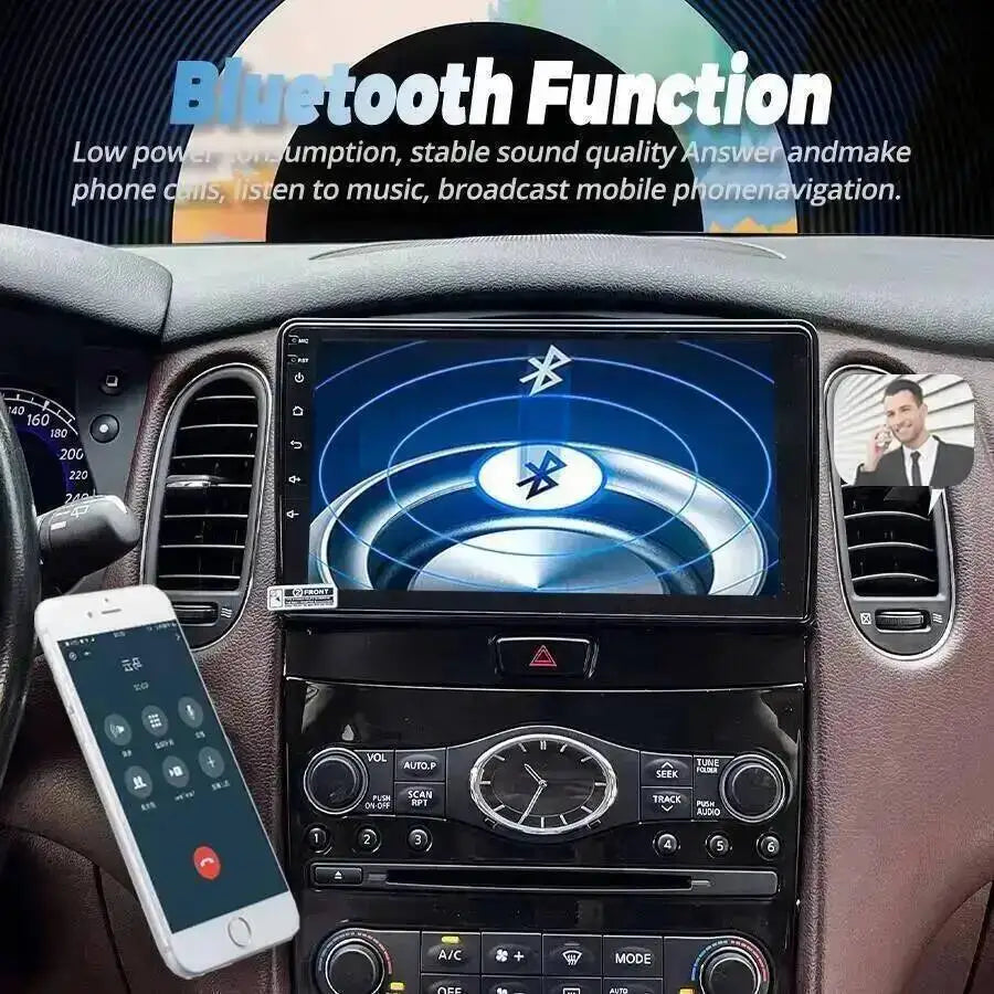 S 9" Android 15 DSP Navigation For Infiniti QX50 EX25 EX35 2013-2020 Multimedia Video Play | AUTOKITSHOP