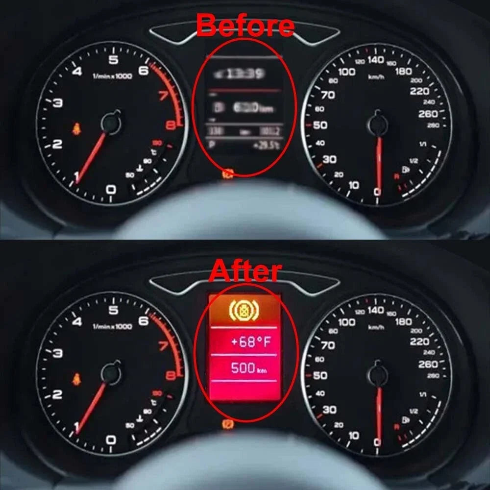 Car VDO Dashboard LCD Display Screen For Audi A3 A4 A6 Volkswagen Passat Seat Car Dashboar