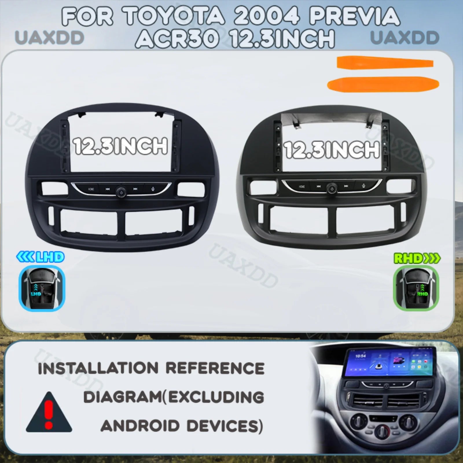 LED Interior Light Kit for TOYOTA ACR30 - Canbus Error-Free Interior Bulbs