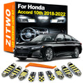 ZITWO 12Pcs Canbus LED Interior Dome Map Reading Light Kit For Honda Accord 10 X for Honda Accord MK10 - Canbus LED Car