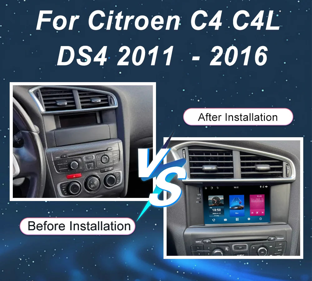 7'' Android For Citroen C4 C4L DS4 2011 -2016 Multimedia Android Radio lounge Player Scree
