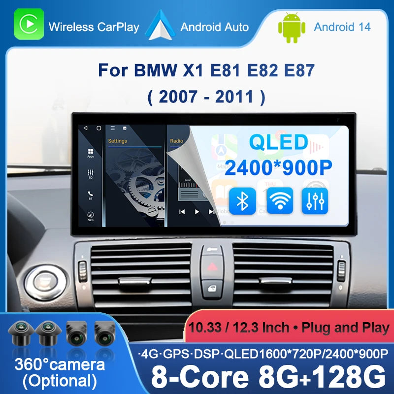 Car Radio For BMW X1 E81 E82 E87 2007 2008 2009 2010 2011 CCC CIC Tools Navi GPS Multimedi