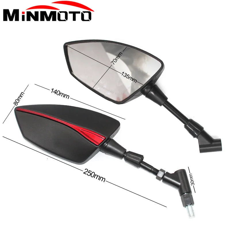 Motorcycle Parts CNC Aluminum Rear View Mirrors For YAMAHA XJ6 XJ 6 DIVERSION 20 for XJ6 2009-2015 - Automotive LED Ligh