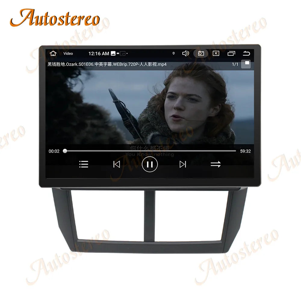 Carplay Android 14 13.3 Inch Car Radio For Subaru Forester WRX 2008-2014 Car GPS Navigatio