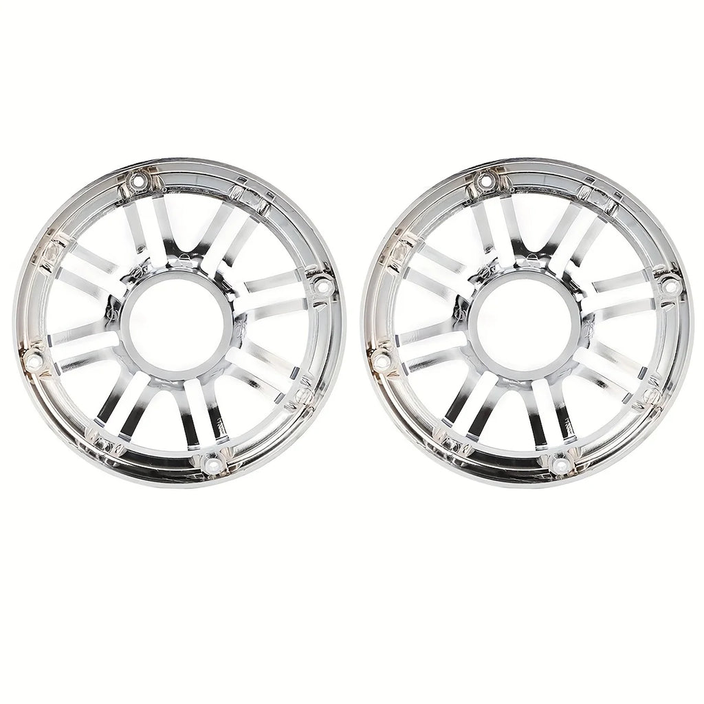 Motorcycle 6" Speaker Grill Accent Trim Cover For Harley Touring Ultra Classic Electra Glide Roa - Automotive LED Light