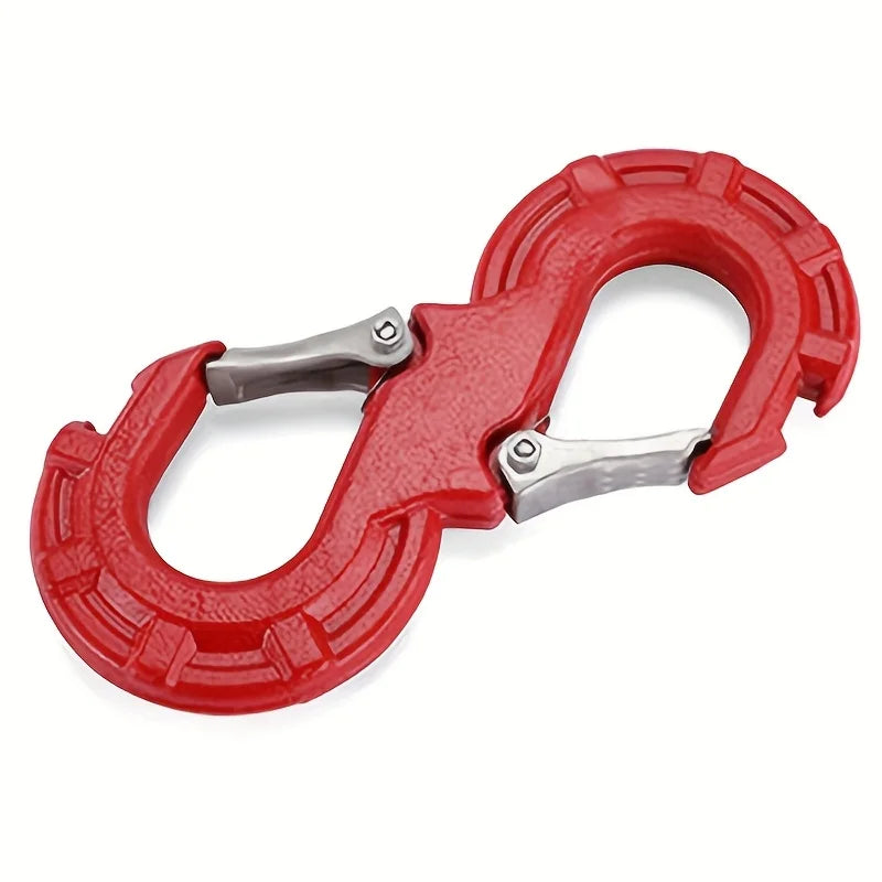 Universal Portable Off-Road Quick rescue shackle S-type Trailer Hook hitch Solid towing hook For - Automotive LED Light