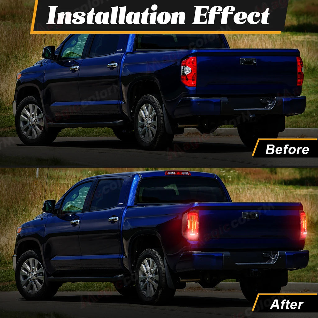 LED Tail Lamps For Toyota Tundra 2014 2015 2016 2017 2018 2019 2020 2021 Rear Turn Signal  | AUTOKITSHOP