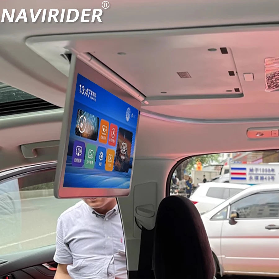 Ceiling Mounted MP5 Android Display For Toyota Alphard 20 Alphard 30 Vellfire A20 A30 2008