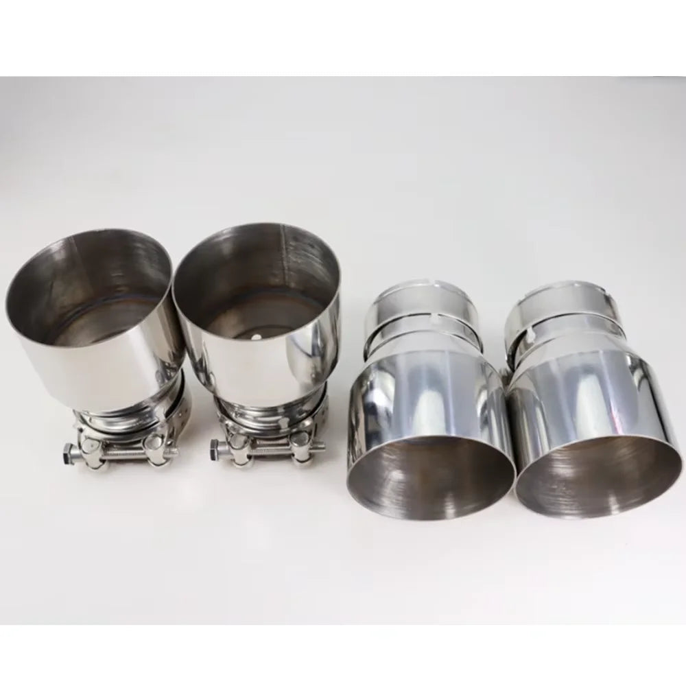 4 Pieces Exhaust tips Stainless Steel for BMW F87 M2 F80 M3 F82 F83 M4 Fit Muffl for BMW F82 F87 F83 - Automotive LED Li