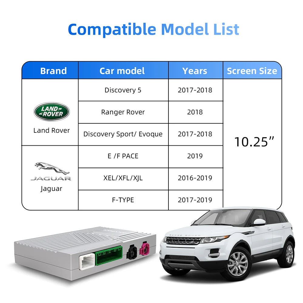 LEXXSON Wireless Carplay Android Auto Decorder Box For Land Rover Jaguar Harman Discovery  | AUTOKITSHOP
