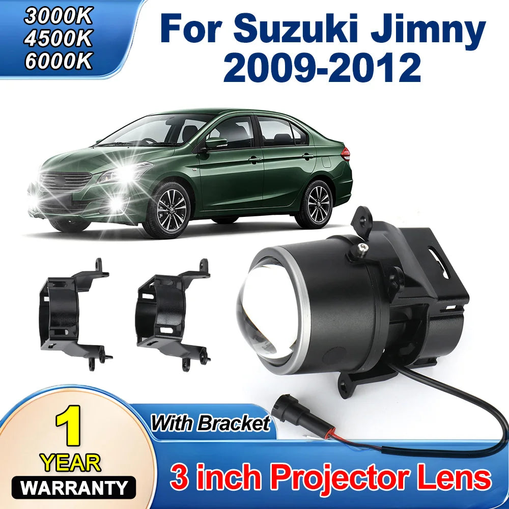 3.0 Inch Bi-LED Lenses Fog Light With Bracket Projector Lens Fog Light LED Driving Fog Lam