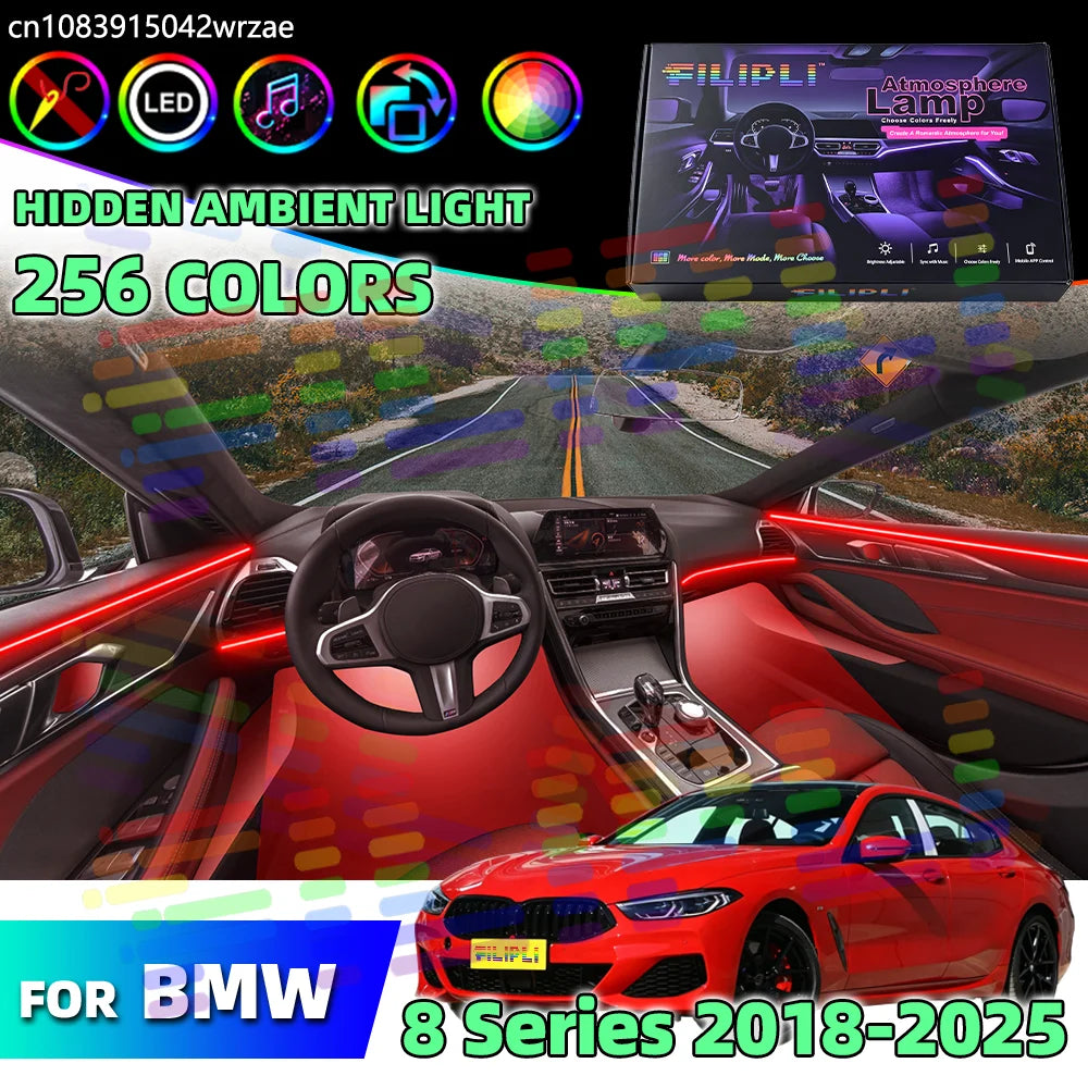 64 RGB - Ambient Light - for BMW F93 G15 F92 - App Control - Car Interior Lighting | AUTOKITSHOP