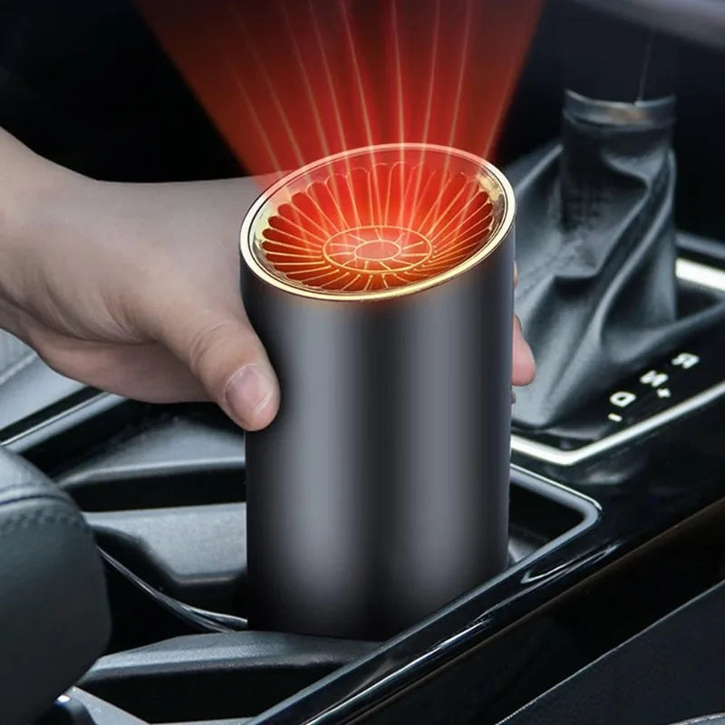 Electric Defogger Heater 12V 2in1 Car Heater Fan Dryer Windshield Defroster Anti Fog Fan for Car - Automotive LED Light