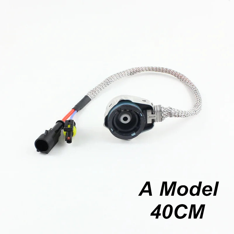 Rockeybright 2pcs D2S Hid Xenon Wire Amp Adapter D2R D2C D2S Bulb Socket Xenon Hid Harness