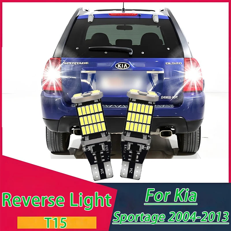 Canbus T15 LED Reverse Light Plug and Play W16W 921 Backup Lamp 6000K High Power For Kia S